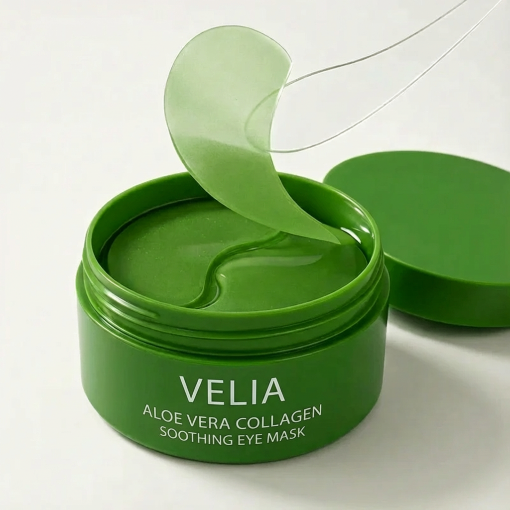 Aloe Vera Under-Eye Patches – Ideal for Dark Circles, Puffiness & Tired Eyes