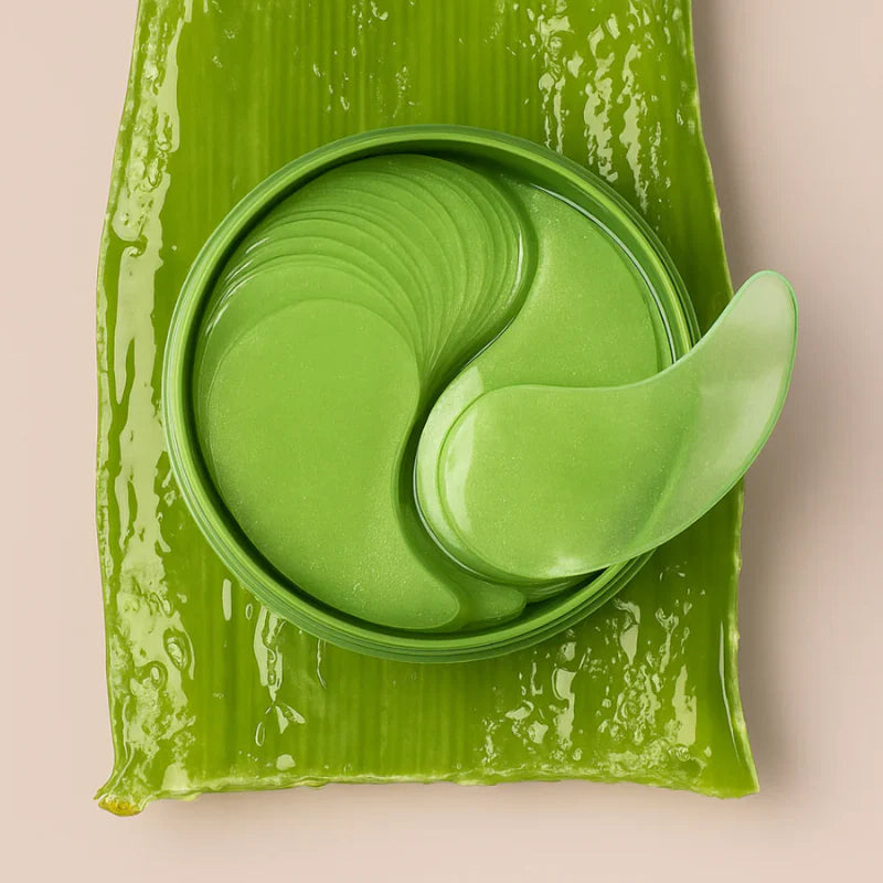 Aloe Vera Under-Eye Patches – Ideal for Dark Circles, Puffiness & Tired Eyes